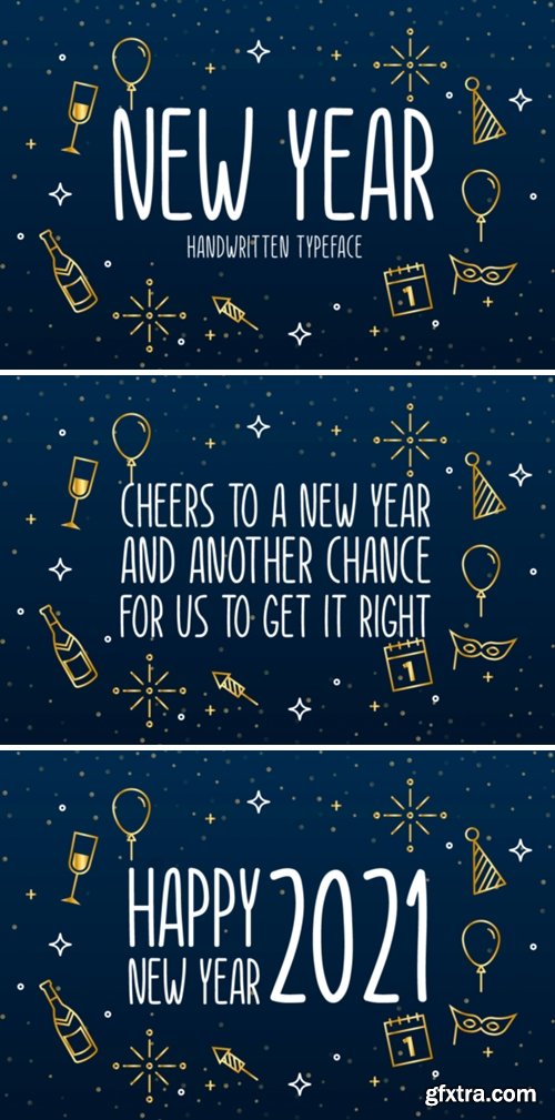 New Year Font