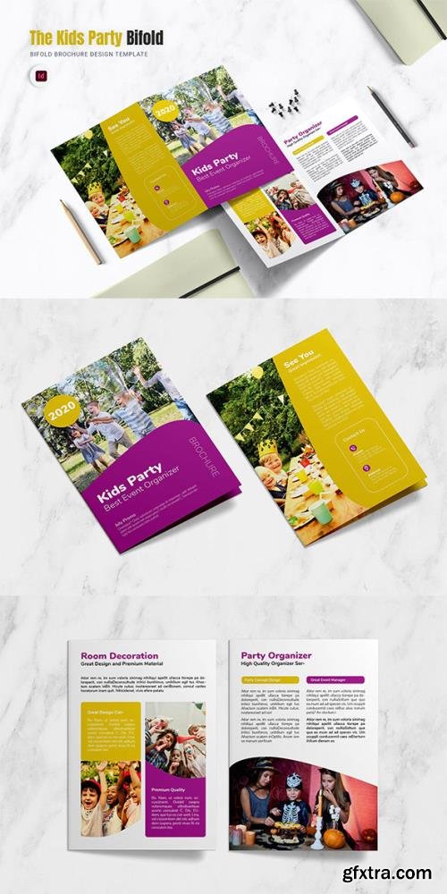 Kids Party Bifold Brochure