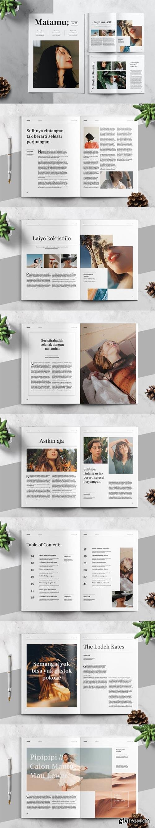 MATAMU - Clean and Minimalist Magazine Template