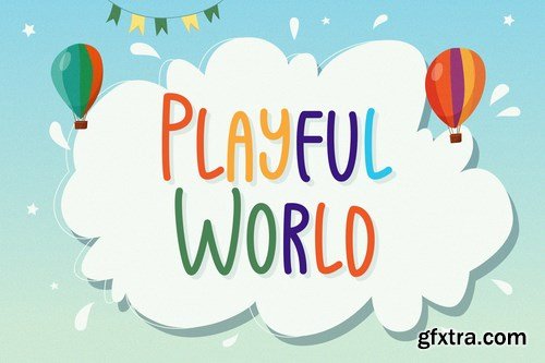 Playful World - Playful Display Font