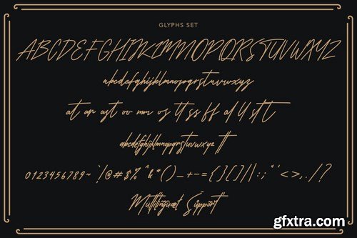 Carttinos Signature Typeface