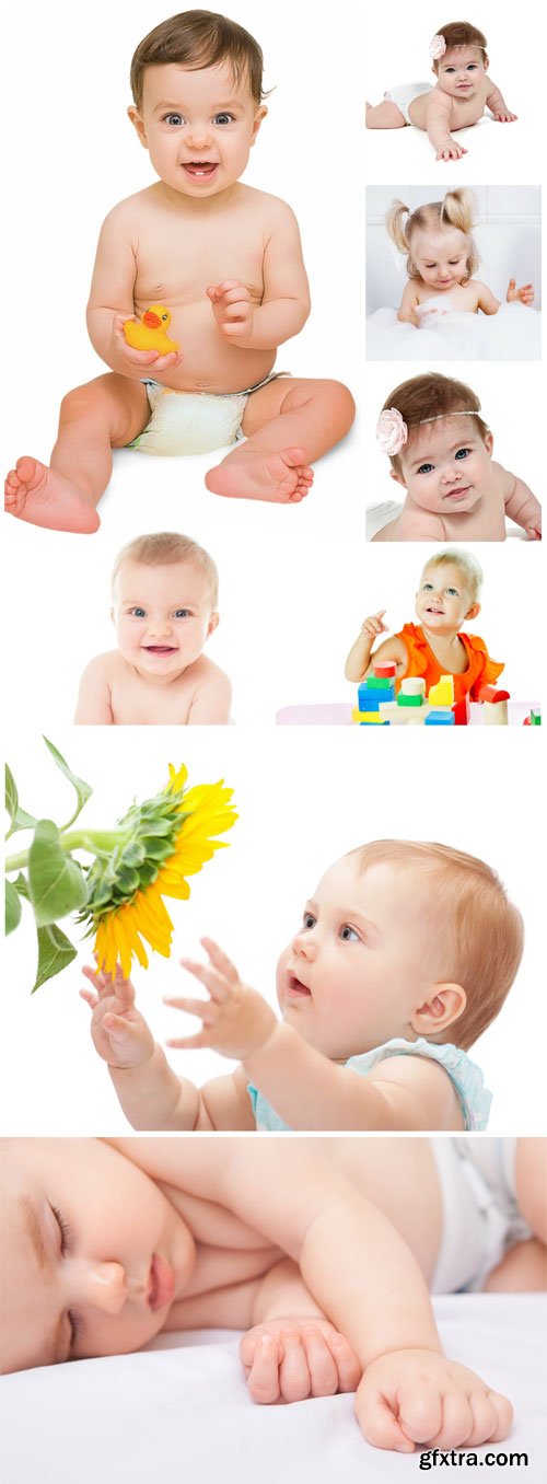 Funny kids stock photo