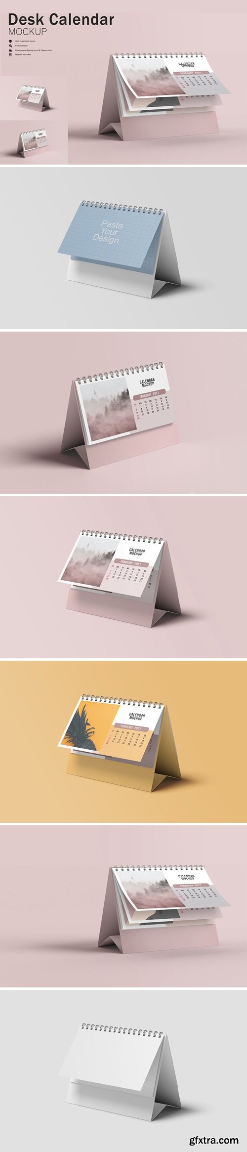 Calendar Mockups