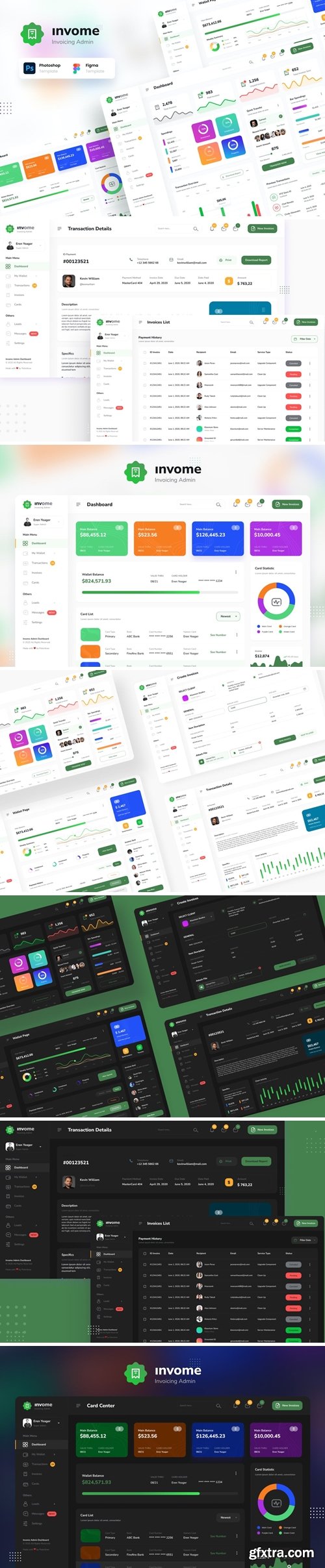 Invome - Invoicing Admin Dashboard Template