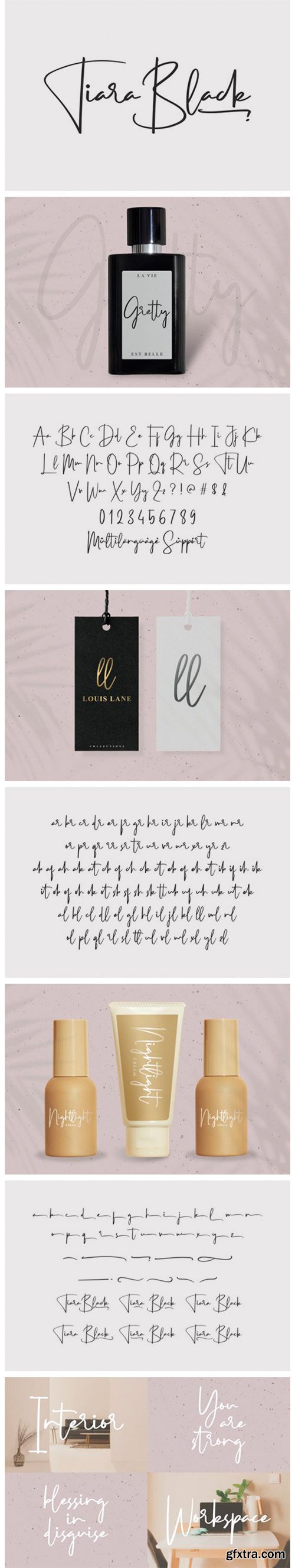 Tiara Black Font