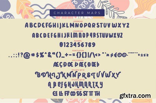 Ballmind  Inline Display Font