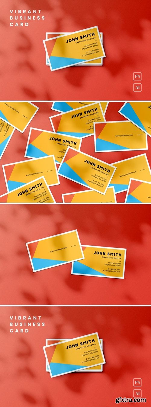 Vibrant Business Card