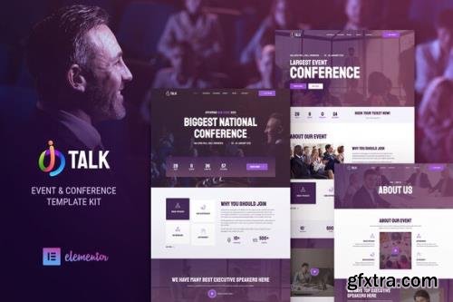 ThemeForest - iTalk v1.0.0 - Event & Conference Elementor Template Kit - 29854784