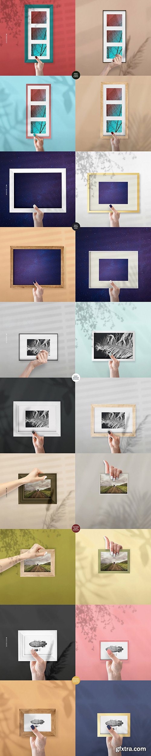 CreativeMarket - The Frames vol.2 Mock-ups Set 5580371