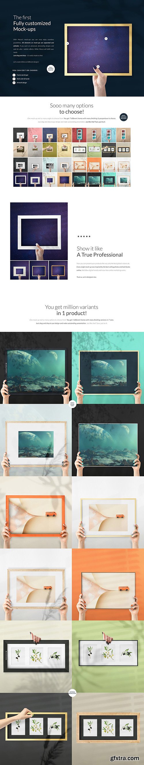 CreativeMarket - The Frames vol.2 Mock-ups Set 5580371