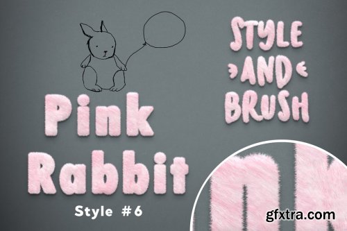 CreativeMarket - Fanсy Pink Fur Photoshop Effect 5611085