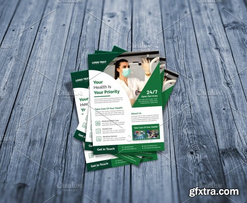 CreativeMarket - Medical & Healthcare Flyer Template 5546912