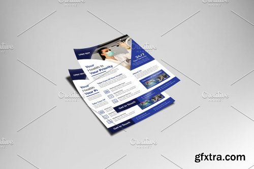 CreativeMarket - Medical & Healthcare Flyer Template 5546912