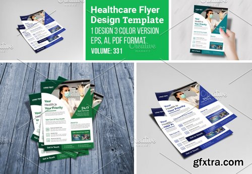 CreativeMarket - Medical & Healthcare Flyer Template 5546912