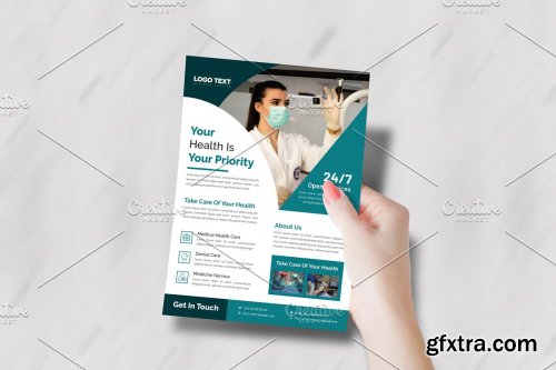 CreativeMarket - Medical & Healthcare Flyer Template 5546912