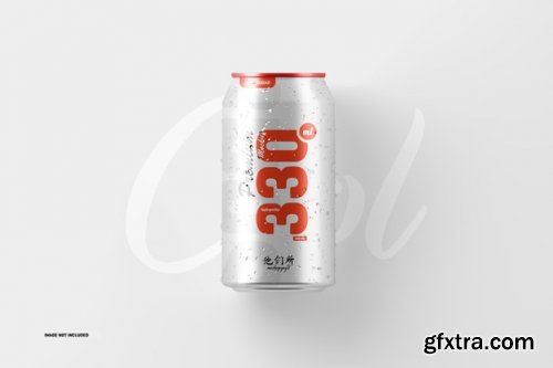 330ml soda cans mockup