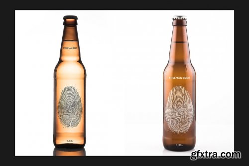 CreativeMarket - Beer Bottle Mock-Up Set 4476802