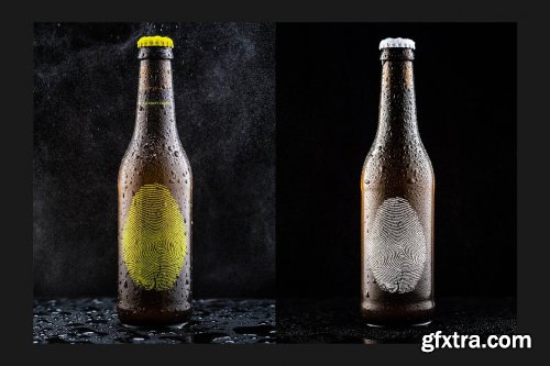 CreativeMarket - Beer Bottle Mock-Up Set 4476802