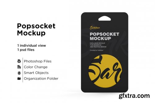 CreativeMarket - Popsocket Mockup 5670196