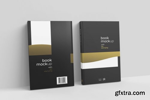 CreativeMarket - Hardcover Book Mockup 5361944