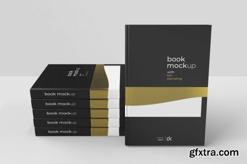 CreativeMarket - Hardcover Book Mockup 5361944