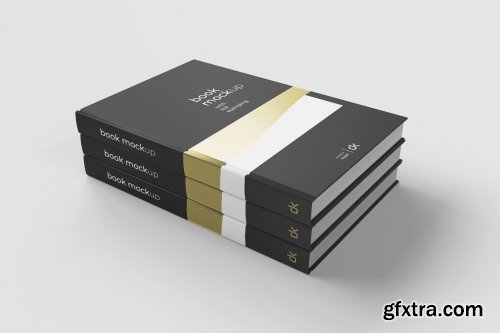 CreativeMarket - Hardcover Book Mockup 5361944