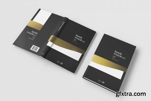 CreativeMarket - Hardcover Book Mockup 5361944