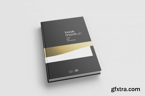 CreativeMarket - Hardcover Book Mockup 5361944