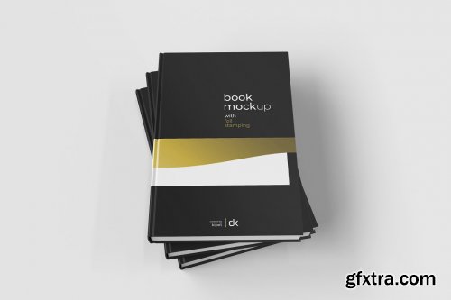 CreativeMarket - Hardcover Book Mockup 5361944