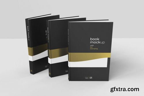 CreativeMarket - Hardcover Book Mockup 5361944