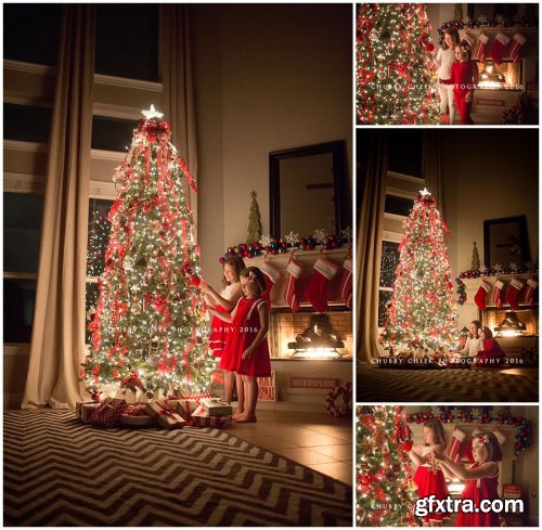 How to Photograph your Kids and your Christmas Tree Tradition – Chubby Cheek Photography