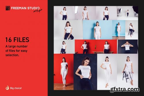 CreativeMarket - T-Shirt Mock-Up Set 4617722