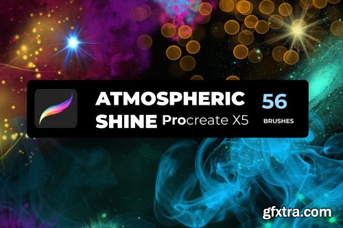 CreativeMarket - SHINE PROCREATE X5 56 brushes 5625432