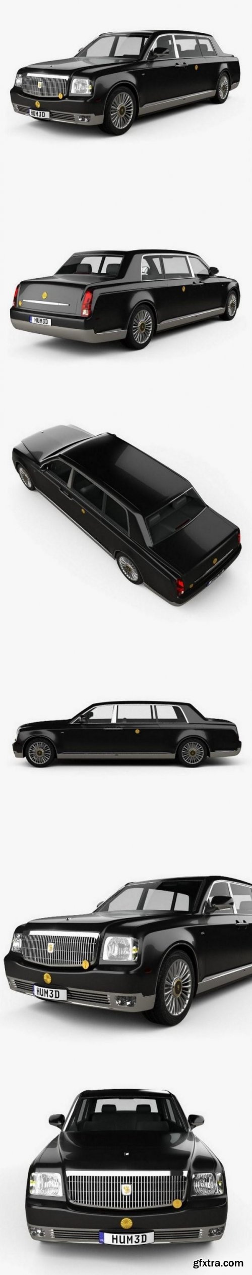 Toyota Century Royal 2006 3D model