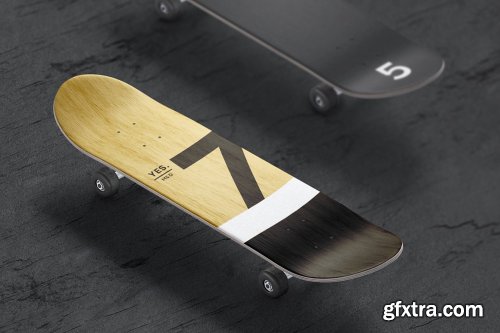 CreativeMarket - Skateboard Mockups Set 5623923