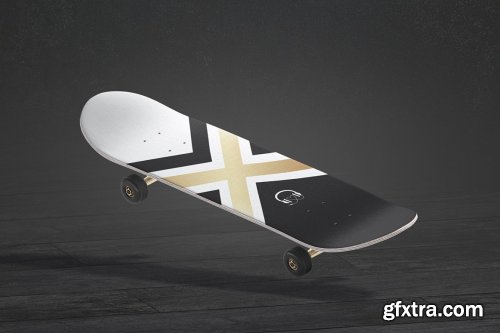 CreativeMarket - Skateboard Mockups Set 5623923