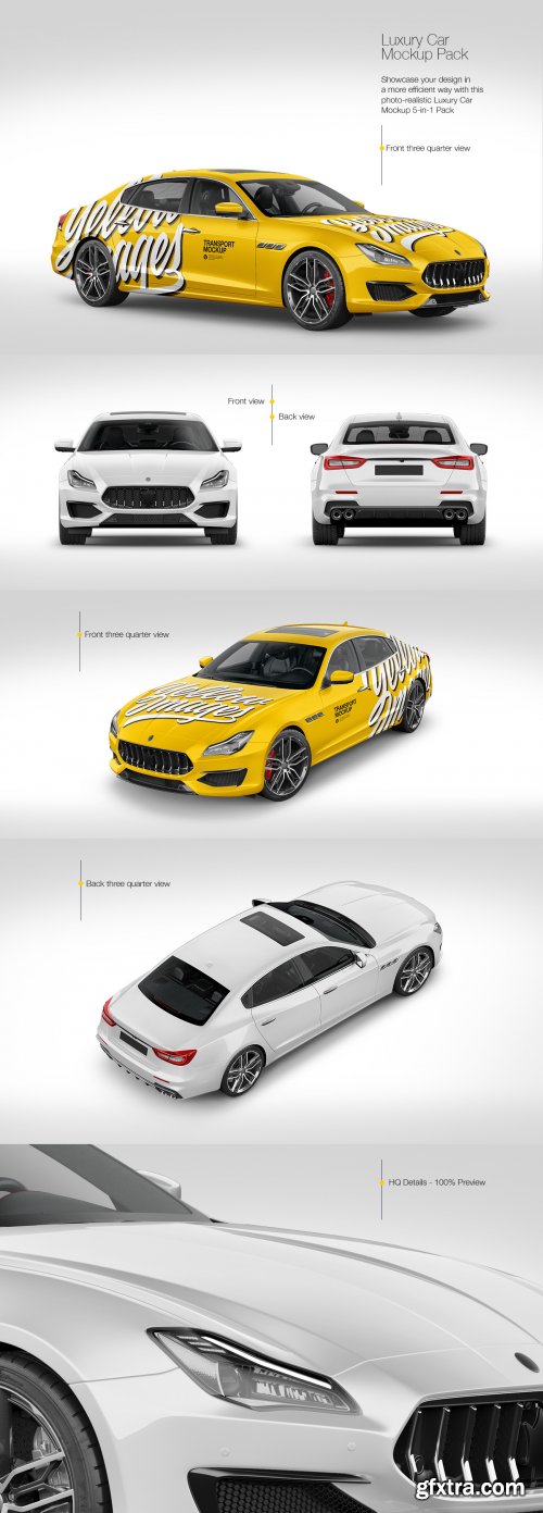 Luxury Car Mockup Pack 71972