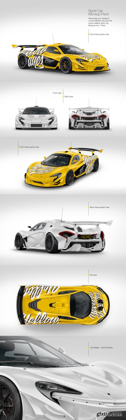 Sport Car Mockup Pack 71900