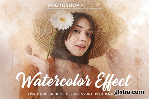 CreativeMarket - Watercolor Effect Actions for Ps 4848176