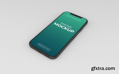 Realistic 12 phone mockup