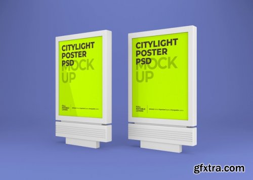 Citylight poster mockup