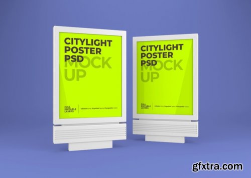 Citylight poster mockup