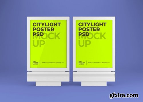 Citylight poster mockup