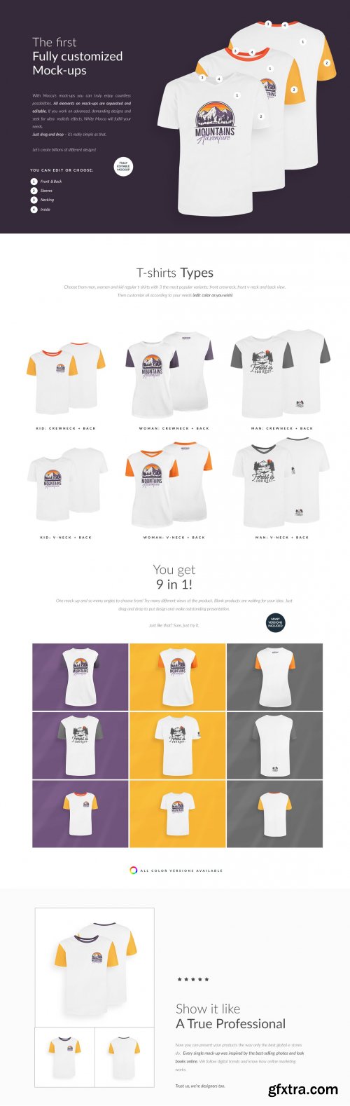 CreativeMarket - Ghost T-shirts Designer Kit Mock-ups 5280607