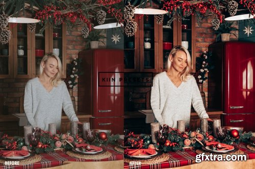 CreativeMarket - FESTIVE CHRISTMAS LIGHTROOM PRESETS 5634917