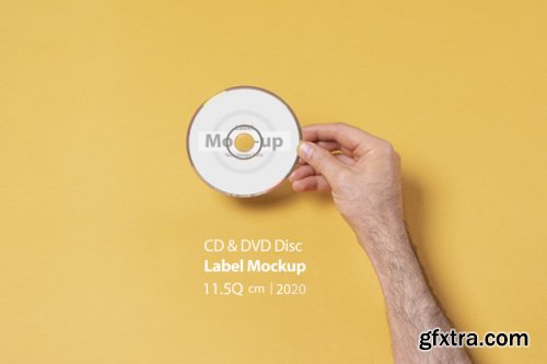 Hand holding blank, box notes mockup vol2