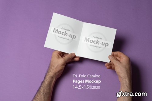 Hand holding blank, box notes mockup vol2