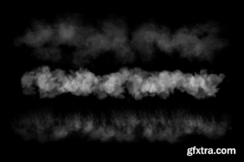 CreativeMarket - Dirt and Smoke photoshop brush set 5273486