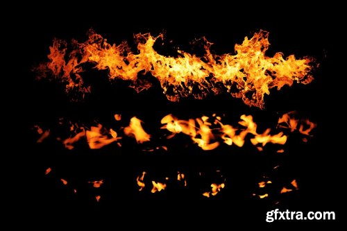 CreativeMarket - Dynamic Fire FX brush set 5273461