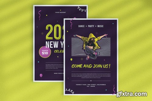 elements.envato.com - New Year Countdown Celebration 2021 Flyer